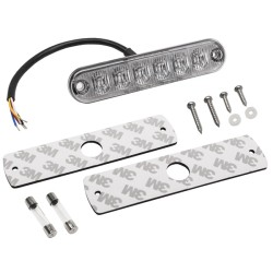 Set 2 stroboscoape auto LED dreptunghiulare Odyssey 2x6 LED-uri  